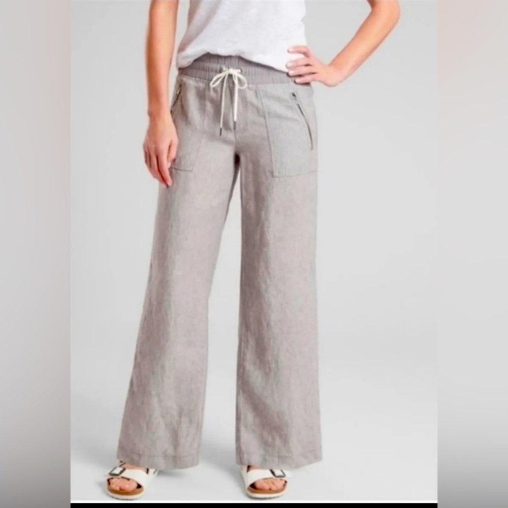Athleta Cabo Linen Pant